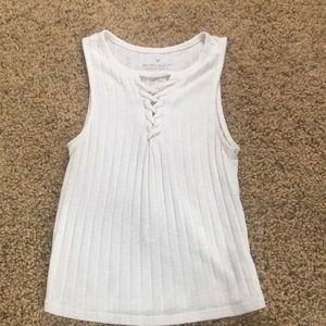 American Eagle Lace Up Tank